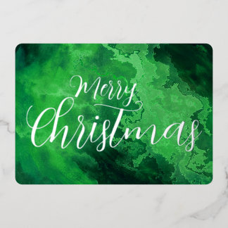 Carte De Vœux En Aluminium Texture grunge marbré Joyeux Noël