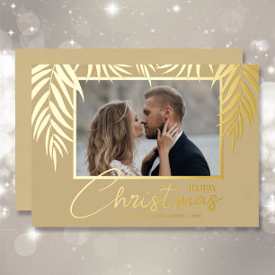 Carte De Vœux En Aluminium Topique Joyeux Noël Photo