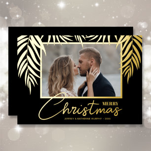 Carte De Vœux En Aluminium Topique Joyeux Noël Photo