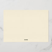 Carte De Vœux En Aluminium Topique Joyeux Noël Photo (Verso)