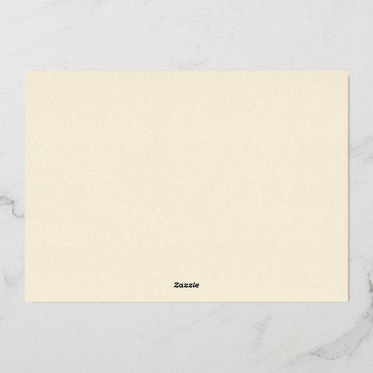 Carte De Vœux En Aluminium Topique Joyeux Noël Photo (Verso)