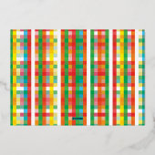 Carte De Vœux En Aluminium Typographie classique audacieuse or HAPPIEST NOUVE (Verso)