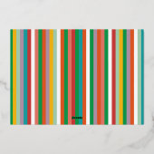 Carte De Vœux En Aluminium Typographie classique Gras Or HAPPIEST Photo (Verso)