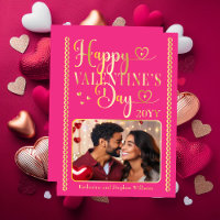 Typographie élégante Photo Joyeuse Saint-Valentin