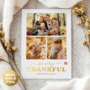 Carte De Vœux En Aluminium Un Collage De Photos De Thanksgiving