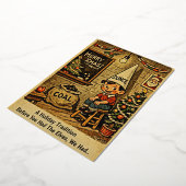 Carte De Vœux En Aluminium Une tradition de Noël (Rotation)