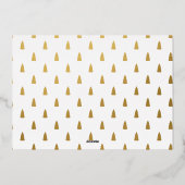 Carte De Vœux En Aluminium Vœux Merveilleux Moderne Photo Intégrale   (Verso)