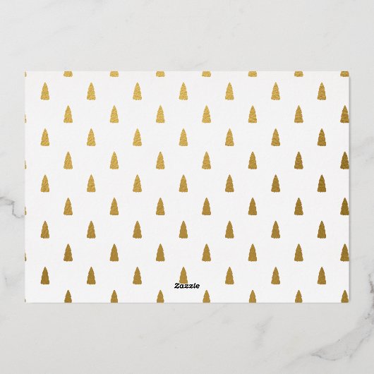 Carte De Vœux En Aluminium Vœux Merveilleux Moderne Photo Intégrale   (Verso)