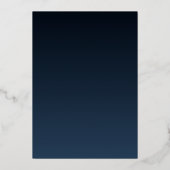 Carte De Vœux En Aluminium *VRAI FOIL* Joie Joyeux Noël / Joyeuses Fêtes (Verso)