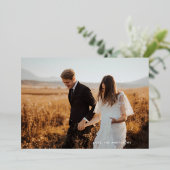 Carte De Vœux En Aluminium vrai or lettrage élégant joyeux noël photo (Debout devant)