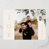 Carte De Vœux En Aluminium Winter Joy Arch Photo (Recto)