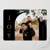 Carte De Vœux En Aluminium Winter Joy Arch Photo (Recto)