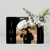 Carte De Vœux En Aluminium Winter Joy Arch Photo (Debout devant)