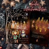Carte De Vœux En Aluminium Winterzauber Frohe Weihnachtskarte