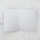 Carte de voeux en blanc de chat Ranger (Intérieur)