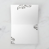 Carte de voeux en dentelle victorienne (Intérieur)