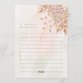 Carte de voeux en feuille d'or Merry Married (Dos)