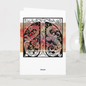 Carte de voeux en marbre rose (Dos)