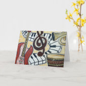 Carte de voeux en mode Tune (Fleur jaune)