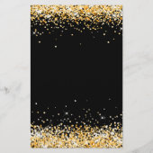 Carte de voeux en or noir (Dos)