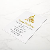 Carte de vœux en papier d'aluminium pour les fêtes (Rotation)