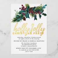 Carte de vœux en papier doré pour fête de Noël