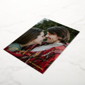 Carte de vœux en papier métallisé Joyeuses Fêtes (Rotation)