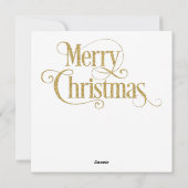 Carte de voeux en verre de Noël (Dos)