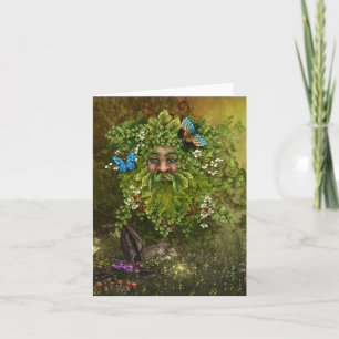 Carte de voeux Enchanted Forest Man Toutes les occ
