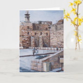 Carte de voeux Enfants du 2ème Temple d'Israël (Fleur jaune)