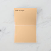 Carte de vœux : Envoi de pensées chaleureuses  (Intérieur)