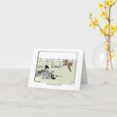 Carte de voeux équestre (Fleur jaune)