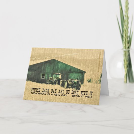 Carte de voeux ÉQUIPEMENT FERME (Devant)