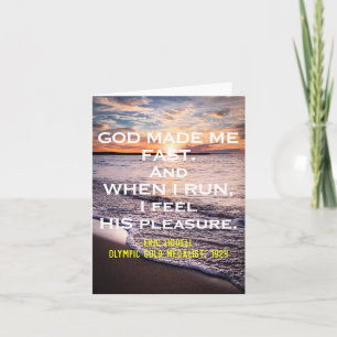 Carte de voeux Eric Liddell