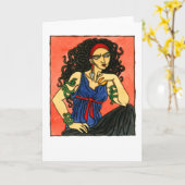 Carte de voeux Eris (Fleur jaune)