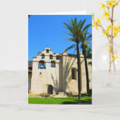 Carte de voeux espagnole de mission - masquez à (Fleur jaune)