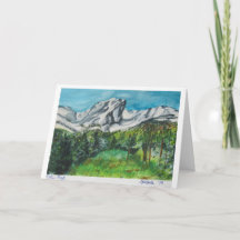 Carte de voeux Estes Park Rocky Mountains