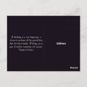 Carte de voeux esthétique Birthday Lake Landscape (Dos)