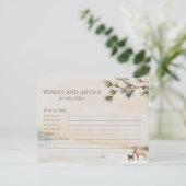 Carte de vœux et conseils pour Baby Shower d'hiver (Debout devant)