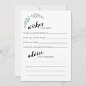 Carte de voeux et de conseils de verdure (Devant)