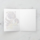 Carte de voeux et de note couleur au crayon Koala (Intérieur)