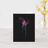 Carte de voeux et de notes pour flamme éternelle (Fleur jaune)