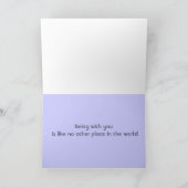 carte de voeux - étant avec vous (Intérieur)