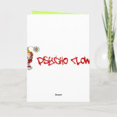 Carte de voeux étrangère (Dos)