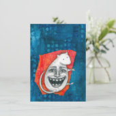 Carte de voeux Excitable pour souris (Debout devant)