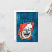 Carte de voeux Excitable pour souris (Devant/Arrière en situation)