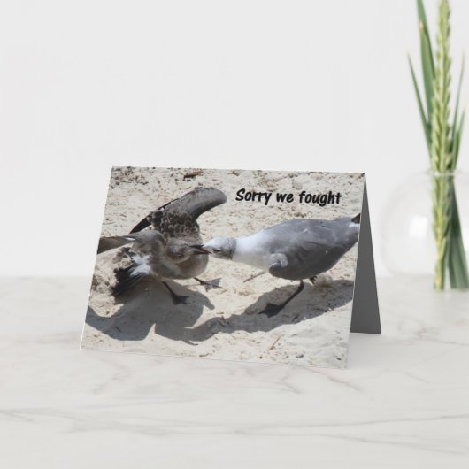 Carte de voeux - excuses (Devant)