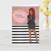 Carte de voeux Extraordinaire (Fleur jaune)