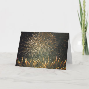 Carte de voeux Extraordinaire Fireworks