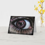 Carte de vœux Eye Heart U (Fleur jaune)